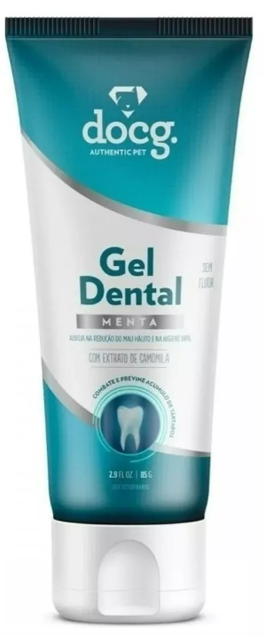 Gel Dental Docg para Pets - Sabor Menta com Extrato de Camomila