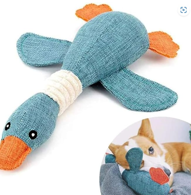 Patinho de Pelúcia para Pet - Diversão e Conforto para seu Amigo!🦆❤️